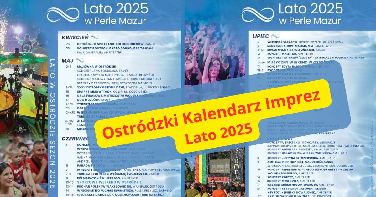Kalendarz Imprez Lato 2025