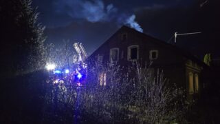 pożar w Małej Rusi