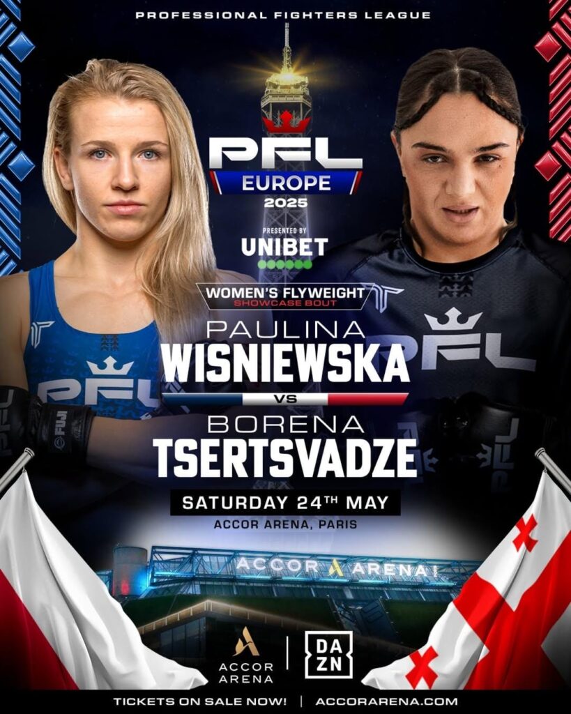 Paulina Wiśniewska PFL Europe 2025 – zawodniczka z Ostródy zawalczy w Paryżu 11 Paulina Wisniewska Walka