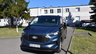 Nowy, 9-osobowy Ford Transit, który trafił do placówek opiekuńczo-wychowawczych „Promyk” w Morągu.