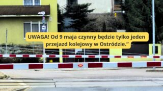 Przejazd kolejowy przy ulicy Słowackiego w Ostródzie