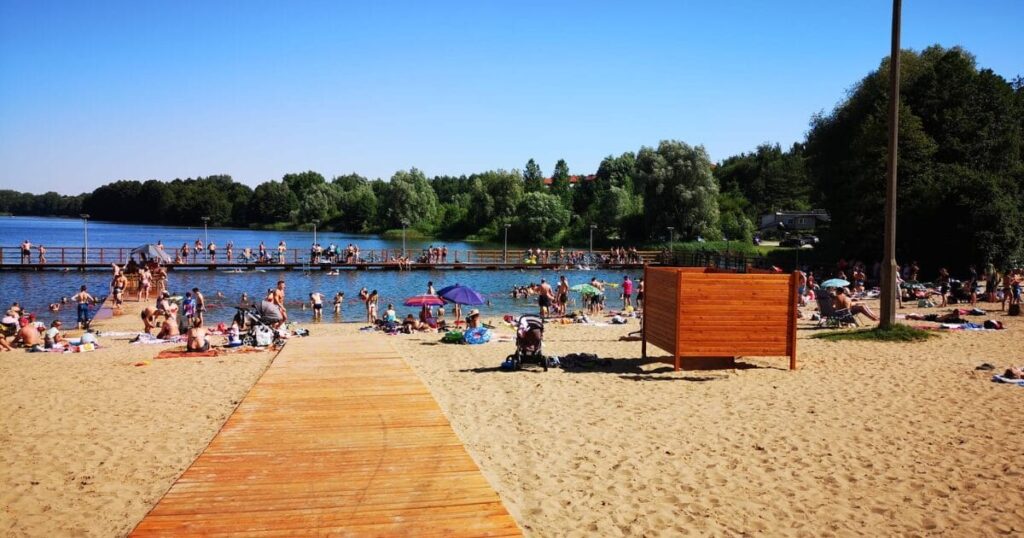 Utonięcie chłopca na plaży w Ostródzie