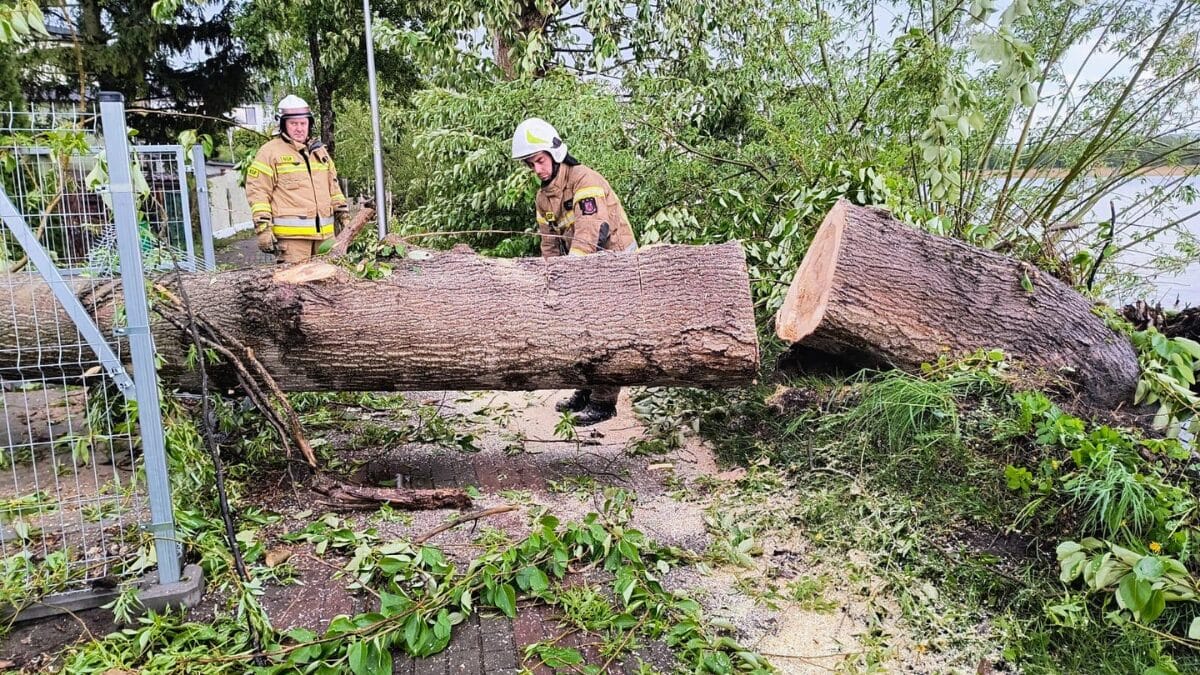 Gwałtowna Burza, 16 Interwencji Straży Pożarnej