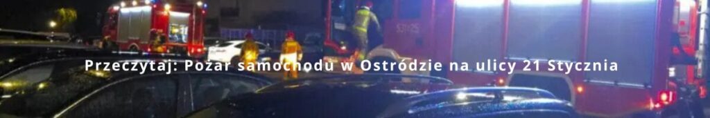 Ostróda: Kolejny pożar auta! Tym razem paliło się BMW na Stępowskiego 15 Pożar Samochodu W Ostródzie