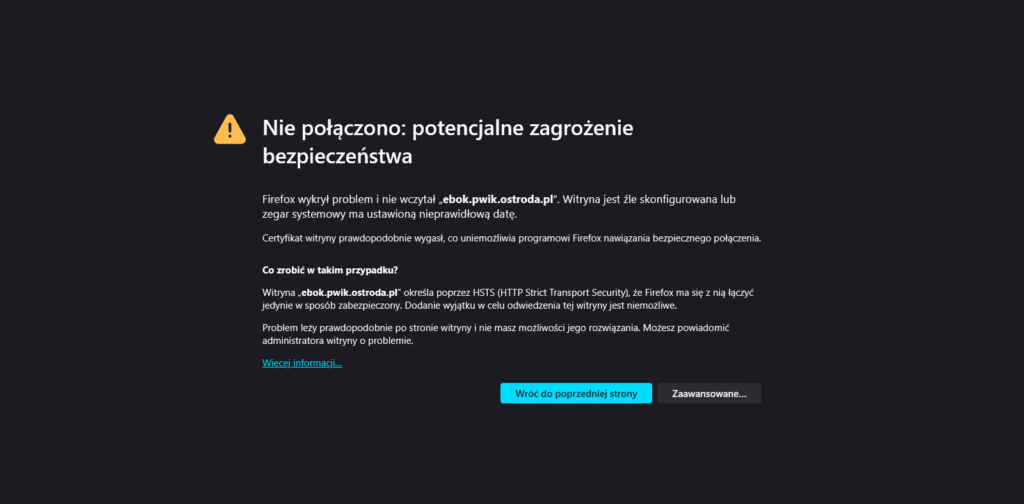 Uważajcie płacąc rachunki za wodę! Strona miejskiej spółki niezabezpieczona 14 Uważajcie Płacąc Rachunki Za Wodę! Strona Miejskiej Spółki Niezabezpieczona.
