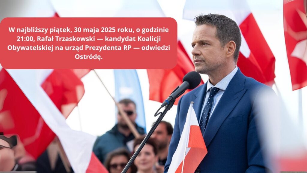 Rafał Trzaskowski odwiedzi Ostródę