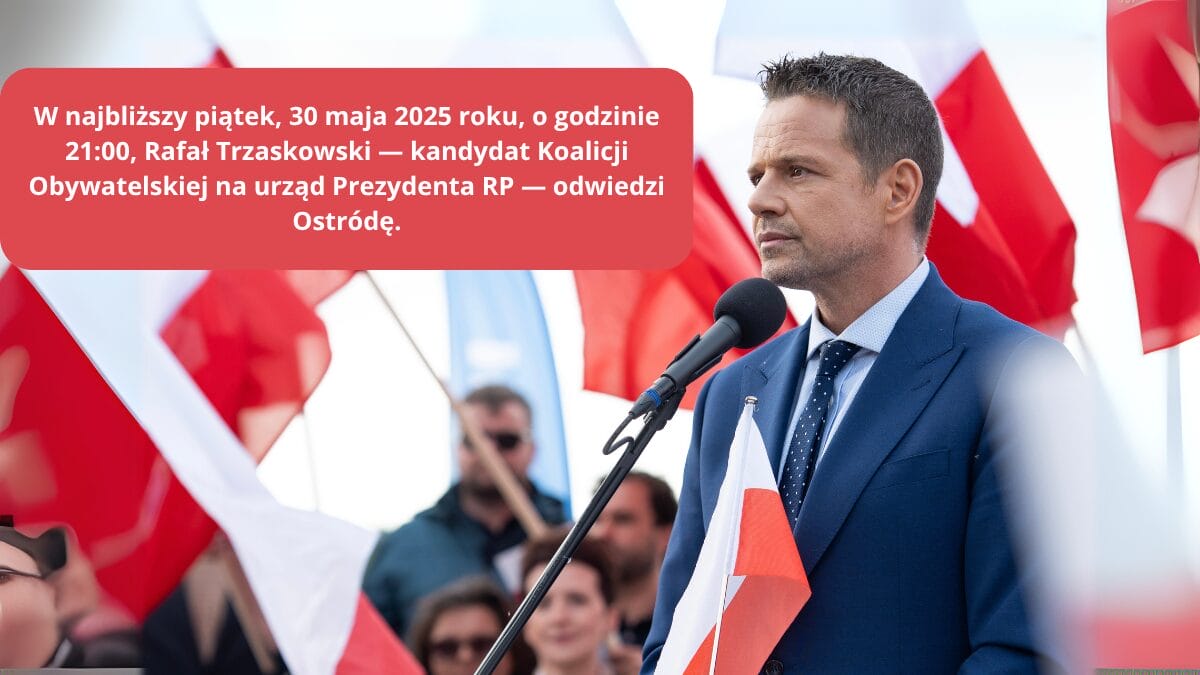 Rafał Trzaskowski Odwiedzi Ostródę
