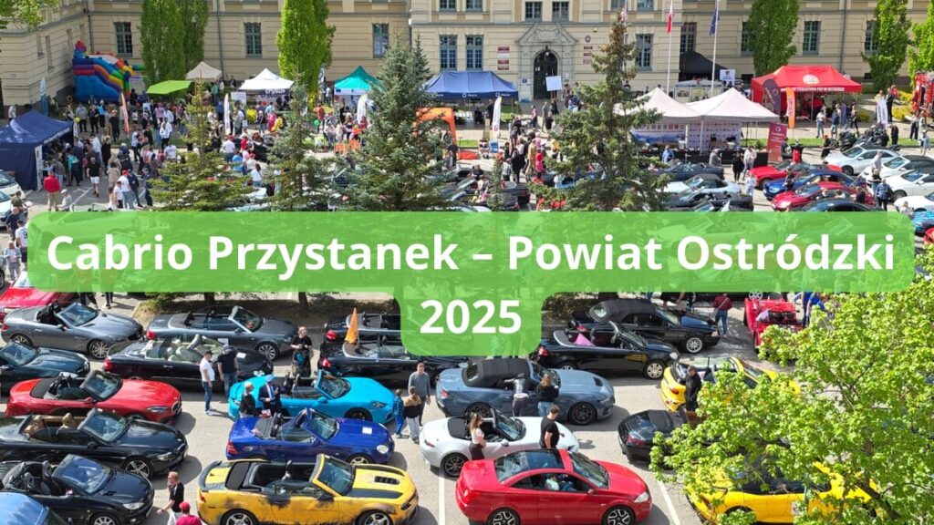 Otwarcie sezonu kabrioletowego w Ostródzie 2025 przyciągnęło tłumy fanów motoryzacji 14 Cabrio Przystanek – Powiat Ostródzki 2025