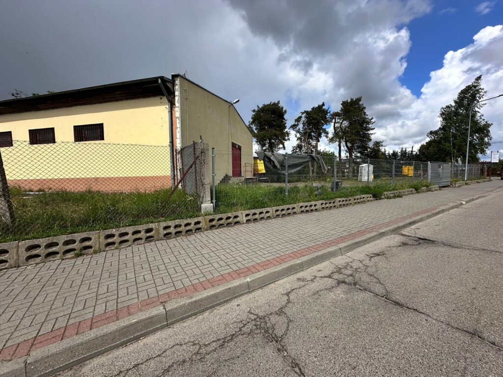 Pierwszy sklep Dino w Ostródzie! Ruszyły prace - na razie wyburzenie 22 Dino Gruwnwaldzka 2