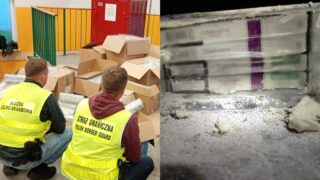 Przemytnicy wpadli w powiecie ostródzkim przewożąc papierosy ekspresową 7.