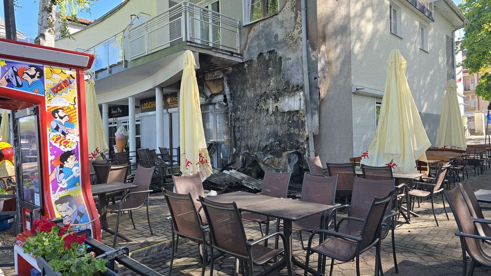 Podpalacz W Ostródzie! Policja Prowadzi Śledztwo W Sprawie Pożaru Elewacji