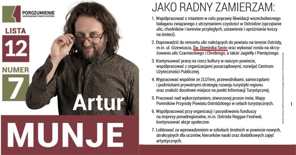 Samorządowe cuda! Radny spełnia swoje obietnice wyborcze 14 Samorządowe Cuda W Ostródzie. Radny Realizuje Swoje Założenia Z Kampanii Wyborczej.