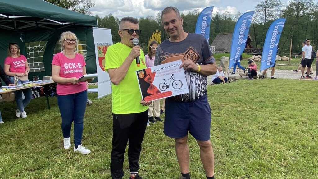 Rajd rowerowy Wzgórza Dylewskie 2025. Rower trafił do Jarosława Czyjaka 49 wygrana rajd