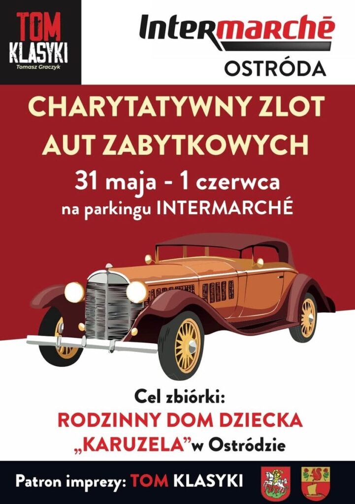 Zlot Klasyków w Ostródzie – 31 maja i 1 czerwca 2025 16 Zlot Klasyków — Aut Zabytkowych