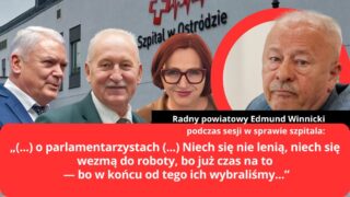 Szpital w Ostródzie — Winnicki wzywa parlamentarzystów