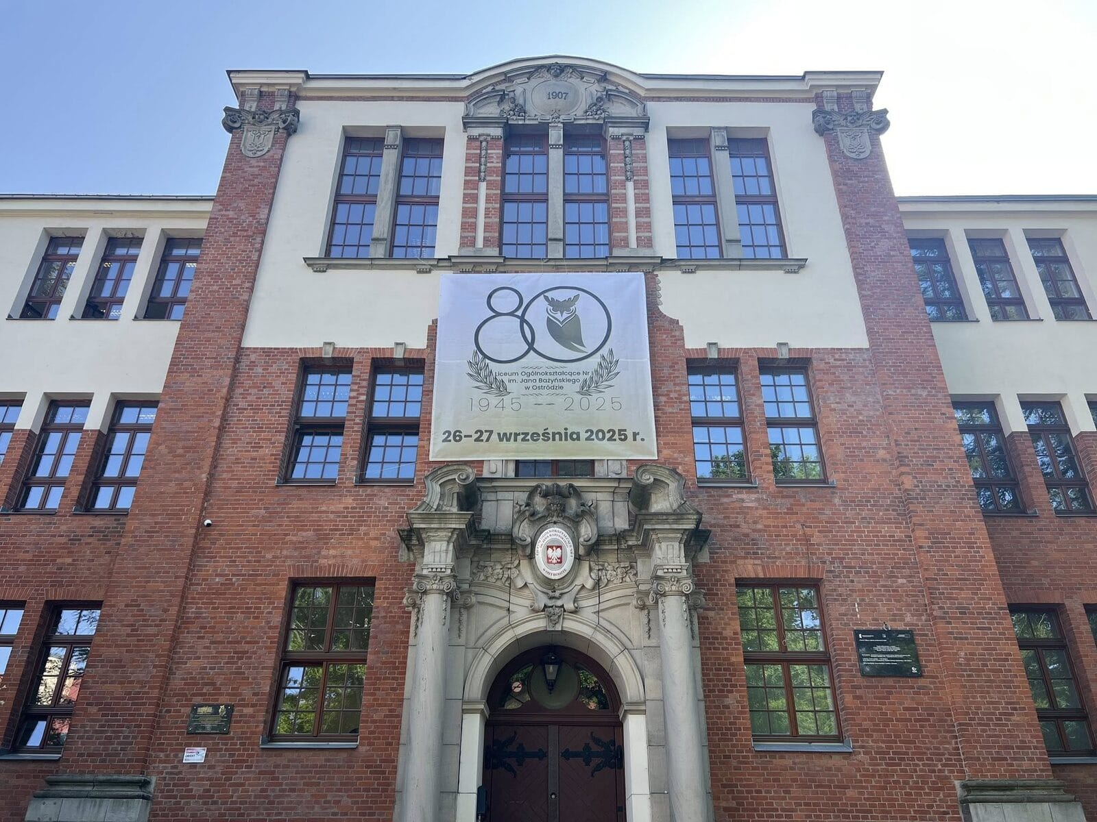 Liceum Imienia Jana Barzyńskiego W Ostródzie Świętuje Jubileusz 80-Lecia Działalności.