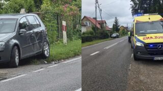 Wypadek w Marwałdzie. Zderzenie ciężarówki z osobówką