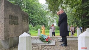 500 lat Reformacji w Ostródzie: nazwanie Ronda Reformacji i odsłonięcie pamiątkowej tablicy 50 500 Lat Reformacji Ostroda Rondo Tablica Gizewiusz 19 1