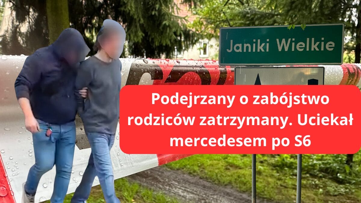 Zabójstwo małżeństwa w Janikach Wielkich – dramatyczny pościg na S6 i zatrzymanie podejrzanego 1 Zabójstwo Janiki Wielkie