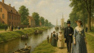 Miłomłyn obchody 181 lat Kanału Elbląskiego – rekonstrukcja historyczna z ludźmi i łodzią