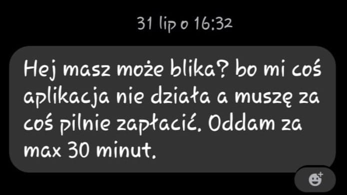 Masz Może Pożyczyć Blika? Tak Teraz Działają Oszuści I Kradną Pieniądze Z Kont Bankowych.