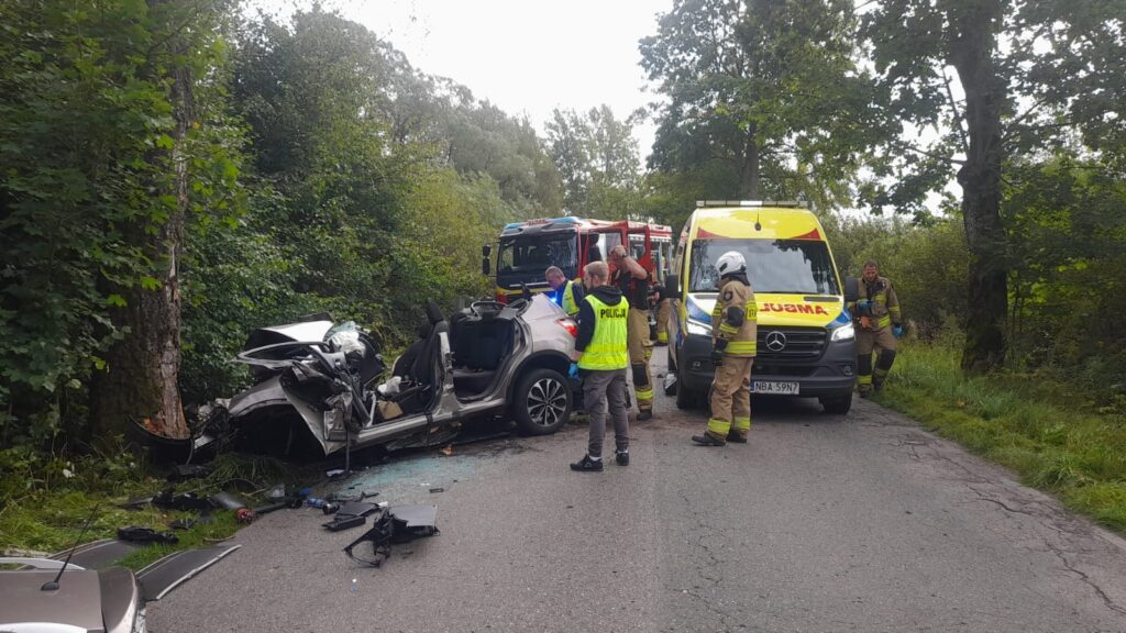 Tragedia Na Drodze Pod Górowem Iławeckim. Nie Żyje 30-Latek I 3-Mieisęczne Dziecko