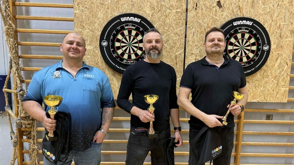 Od Lewej: Maciej Moszczyński, Łukasz Kowalkowski, Filip Kania Czyli Trzech Najlepszych Zawodników Pierwszego Grand Prix, Fot. Ocsir