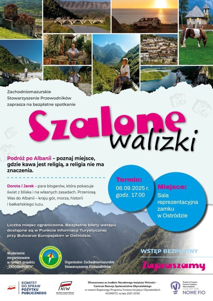 Znani podróżnicy odwiedzą Ostródę. Odbierz bezpłatne wejściówki! 2 Znani Podróżnicy Odwiedzą Ostródę. Wiemy, Jak Odebrać Bezpłatne Wejściówki.