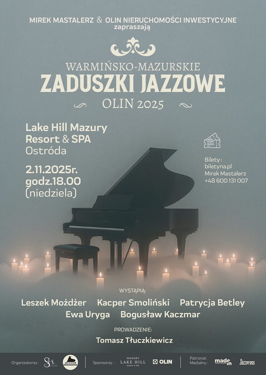 Zaduszki Jazzowe OLIN 2025 w Ostródzie 1 Zaduszki Jazzowe Olin 2025