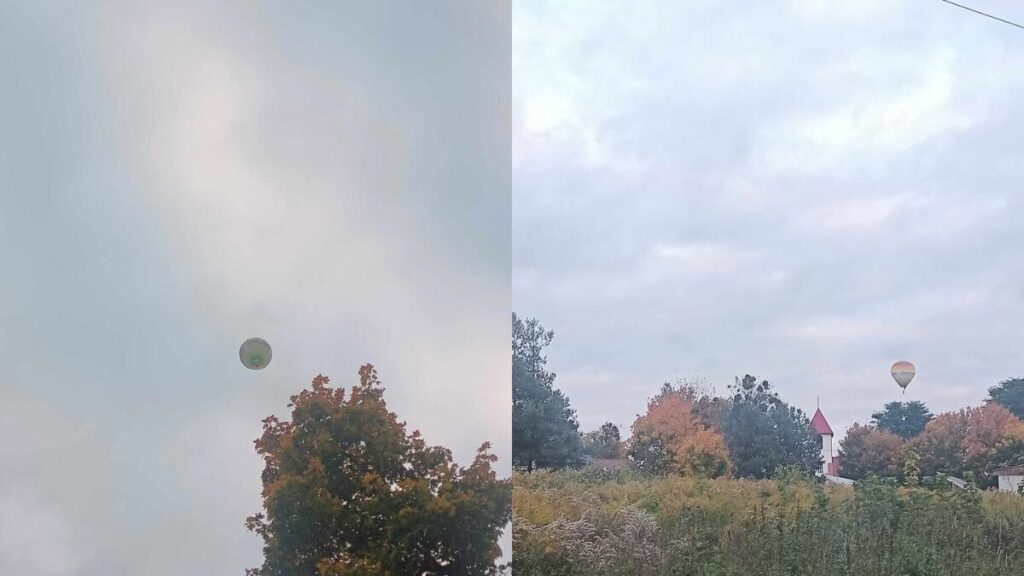 Alarm w dobrej wierze: "Balon pasażerski rozbił się w Lubajanch"