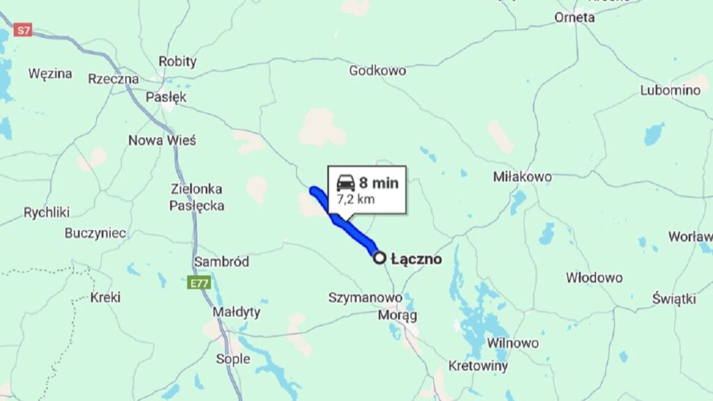 Wypadek na drodze wojewódzkiej 527 w gminie Morąg 2 Wypadek Na Drodze Wojewódzkiej 527 W Gminie Morąg