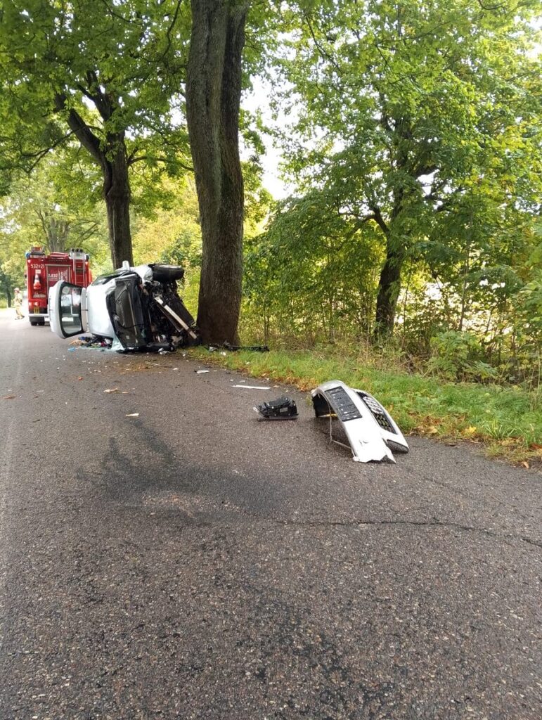 Wypadek na drodze wojewódzkiej 527 w gminie Morąg 4 Wypadek Na Drodze Wojewódzkiej 527 W Gminie Morąg/ Autor: Asp. Wiktor Marchlewicz