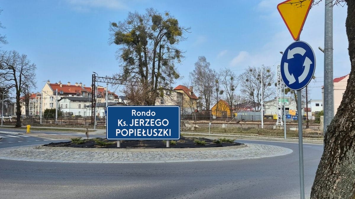 Mamy rondo księdza Jerzego Popiełuszki w Ostródzie. Radni zdecydowali 1 Mamy Rondo Księdza Jerzego Popiełuszki W Ostródzie. Radni Zdecydowali