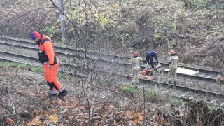 Wypadek kolejowy w Lubajnach. Nie żyje kobieta.