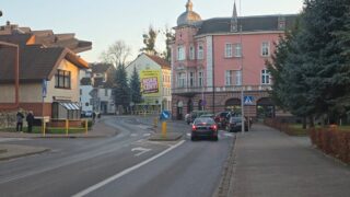 Potrącenie pieszego na przejściu przy Rybolu w Ostródzie