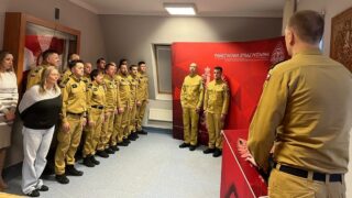 Nowi strażacy w PSP Ostróda. Przeszli rekrutację - złożyli ślubowanie