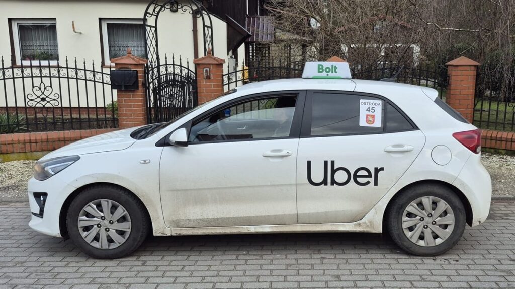 Uber w Ostródzie. Bolt i lokalne korporacje mają mieć konkurencje!