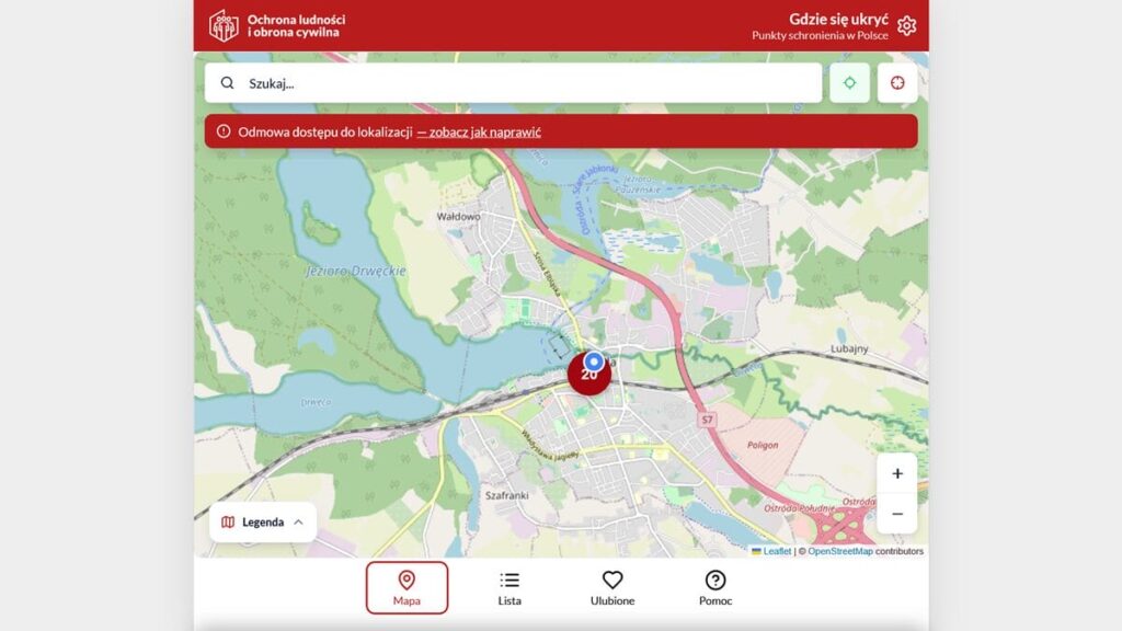 Aplikacja Gdzie się ukryć? - Sprawdzamy dostępne miejsca w Ostródzie! 2 Aplikacja Gdzie Się Ukryć? - Sprawdzamy Dostępne Miejsca W Ostródzie!