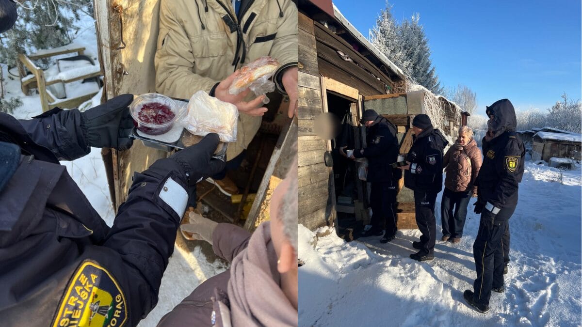 Policjanci I Strażnicy Miejscy Ruszyli Ze Wsparciem Dla Osób Bezdomnych