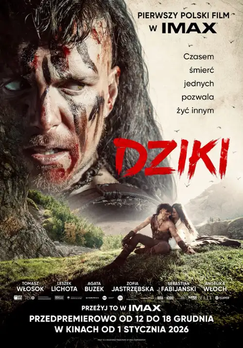 Morąg. Kino Narie – repertuar na styczeń 2026. Animacje, horrory, premiery i filmowe hity 15 Kino Narie - Dziki