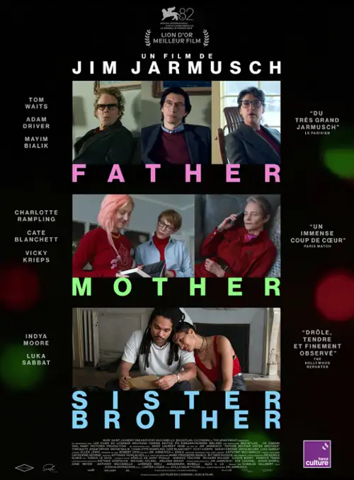 Morąg. Kino Narie – repertuar na styczeń 2026. Animacje, horrory, premiery i filmowe hity 20 Kino Narie - Plakat Father Mother Sister Brother