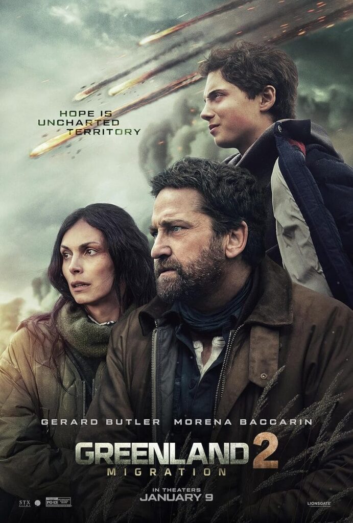 Morąg. Kino Narie – repertuar na styczeń 2026. Animacje, horrory, premiery i filmowe hity 19 Kino Narie - Plakat Greenland2