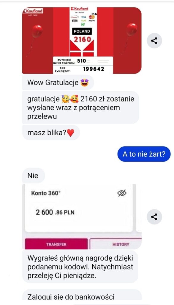 Kolejny sposób internetowych oszustów. Nie daj się nabrać "na loterię" 3 Kolejny Sposób Internetowych Oszustów. Nie Daj Się Nabrać &Quot;Na Loterię&Quot;
