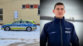 O krok od tragedii. Policjant uratował wychłodzoną kobietę!