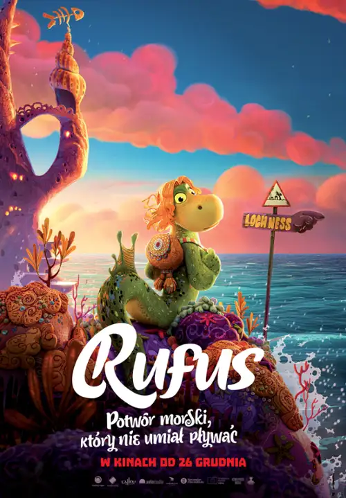 Morąg. Kino Narie – repertuar na styczeń 2026. Animacje, horrory, premiery i filmowe hity 6 Kino Narie - Rufus. Potwór Morski, Który Nie Umiał Pływać
