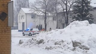 Interwencja straży na terenie Wagon Service Ostróda