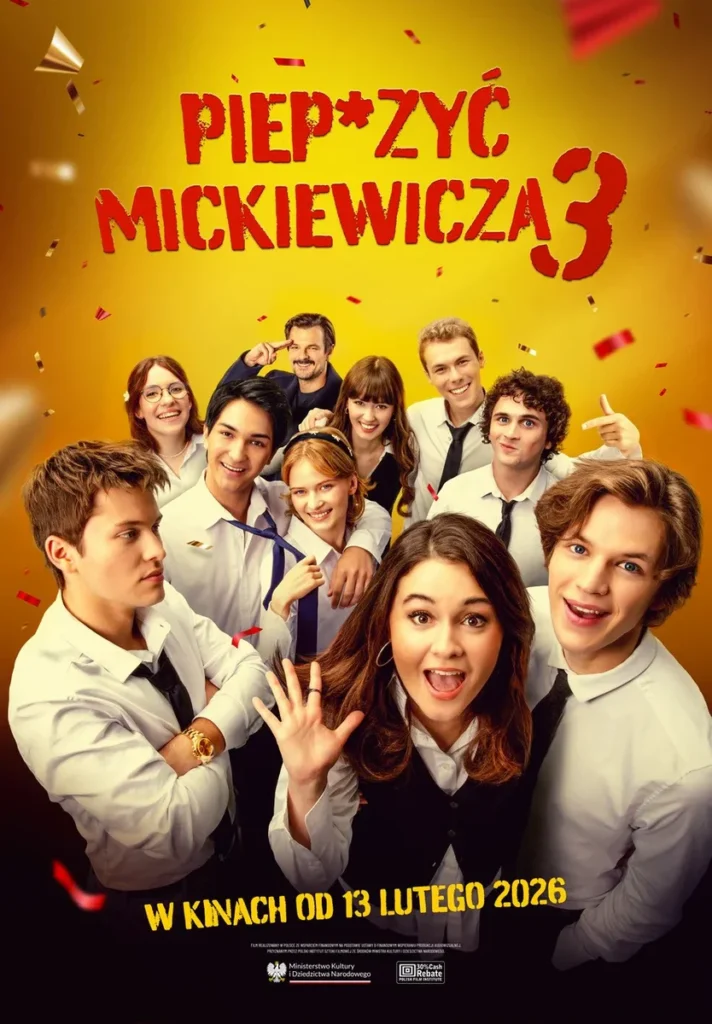 Kino Narie w Morągu – repertuar na luty 2026. Animacje dla dzieci, polskie komedie i mocne kino dla dorosłych 14 Kino Narie - Piep*Zyć Mickiewicza 3
