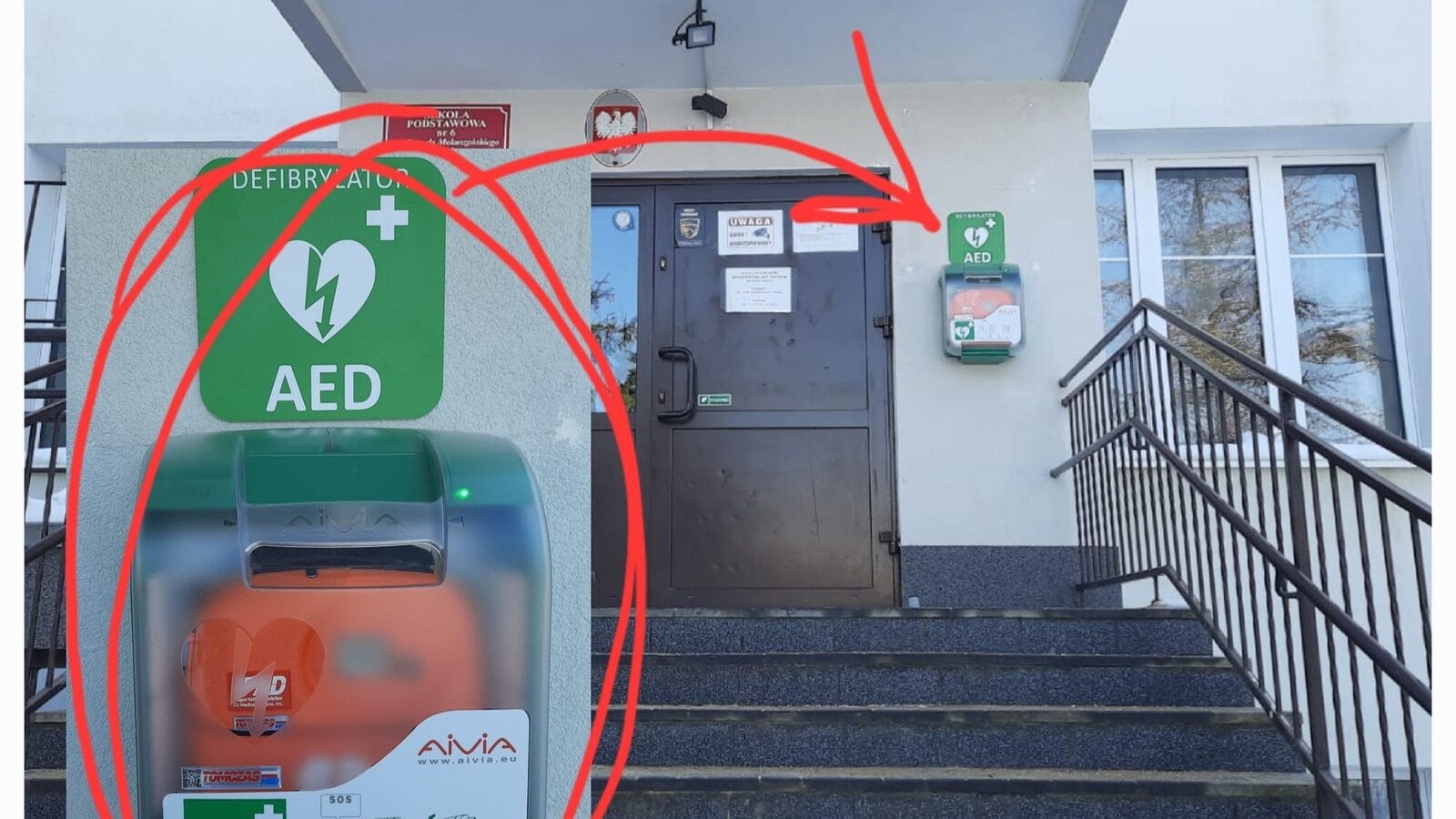 Defibrylator AED trafił do Szkoły Podstawowej numer 6 w Ostródzie! 1 Defibrylator Aed Trafił Do Szkoły Podstawowej Numer 6 W Ostródzie!