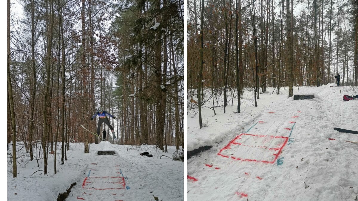 Chcieli być jak Kacper Tomasiak i zbudowali skocznię pod Miłomłynem 1 Chcieli Być Jak Kacper Tomasiak I Zbudowali Skocznię Pod Miłomłynem