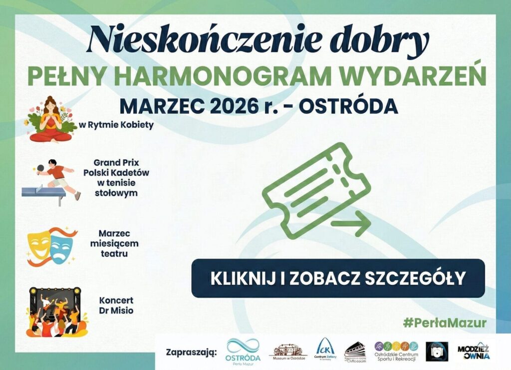 Kalendarz Wydarzeń Marzec 2026 W Ostródzie